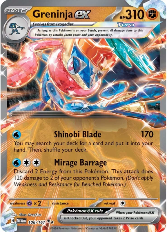 106/167 Greninja ex