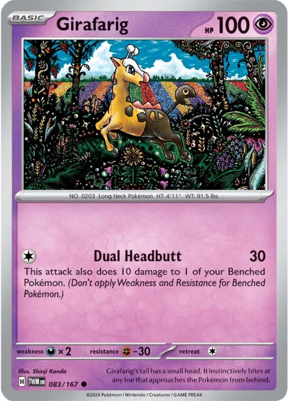 083/167 Girafarig