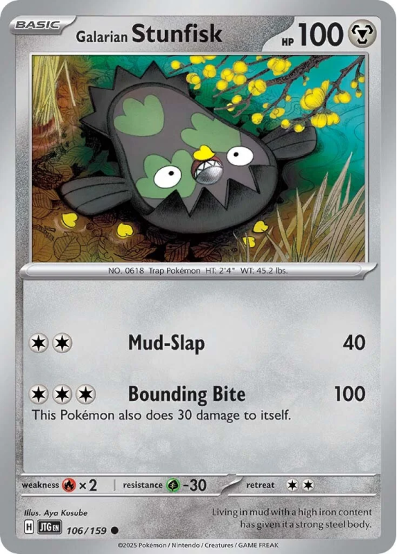 106/159 Galarian Stunfisk