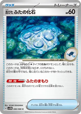 080/086 Antique Cover Fossil