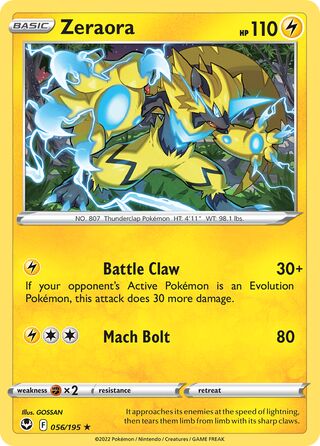 056/195 Zeraora