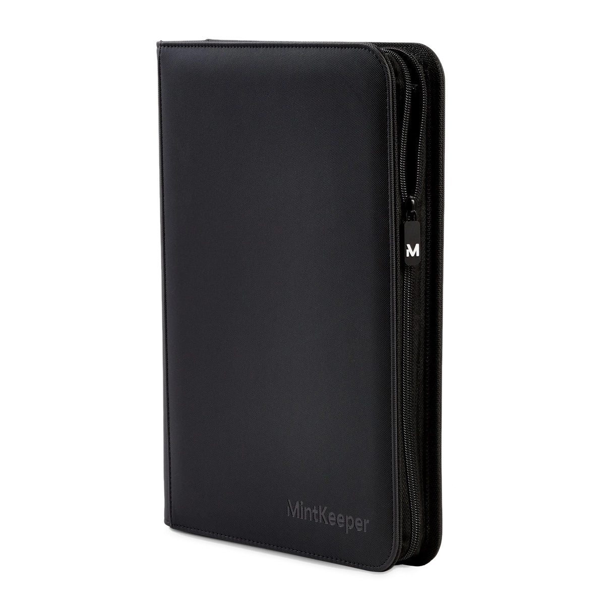 MintKeeper - 9 Pocket Premium Zip Trading Card Binder - Black