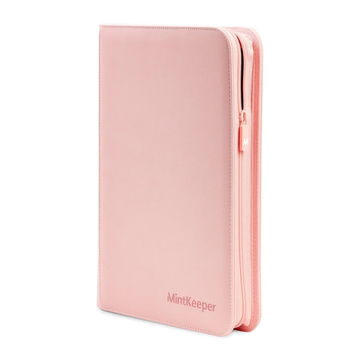 MintKeeper - 9 Pocket Premium Zip Trading Card Binder - Pink