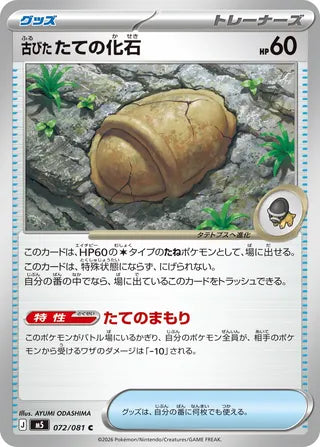 072/081 Antique Shield Fossil