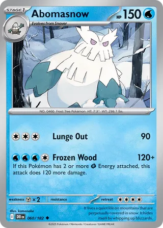 060/182 Abomasnow