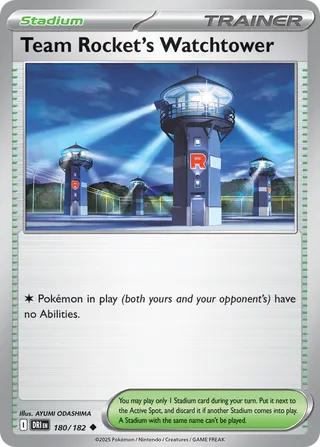 180/182 Team Rocket's Watchtower