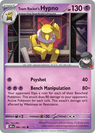 080/182 Team Rocket's Hypno