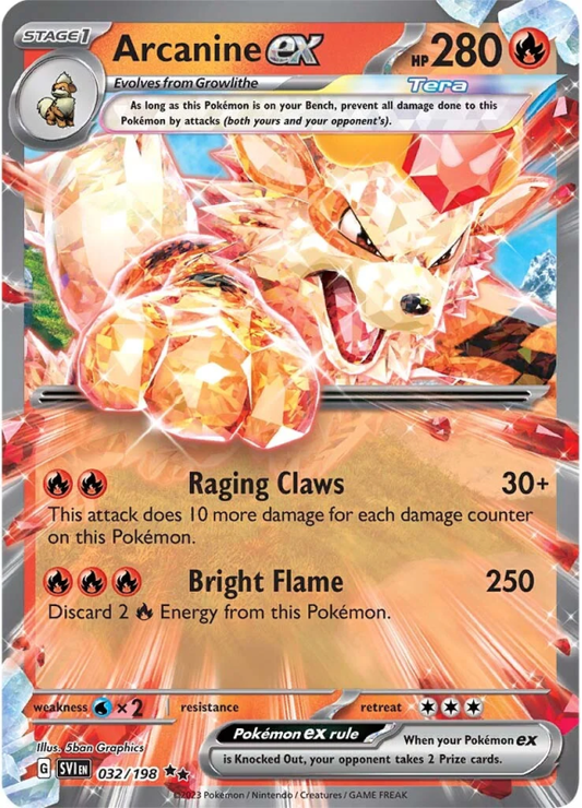 032/198 Arcanine ex