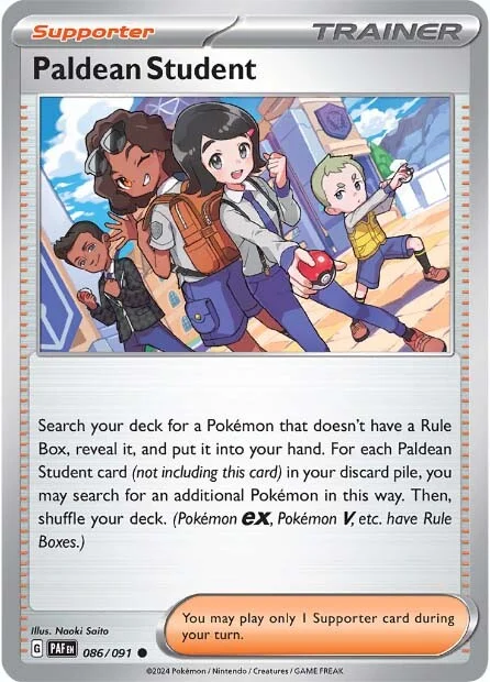 086/091 Paldean Student