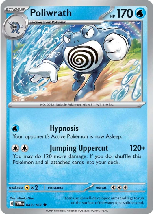 043/167 Poliwrath