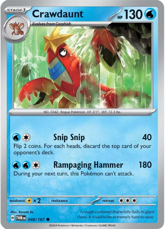 048/167 Crawdaunt