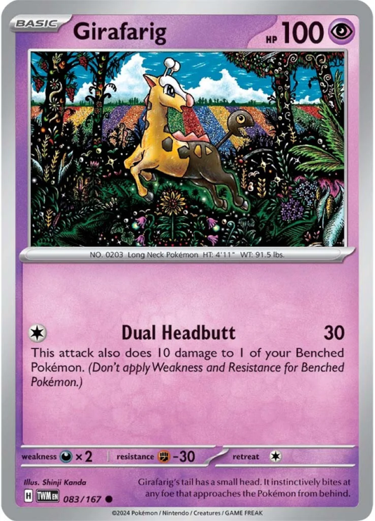 083/167 Girafarig