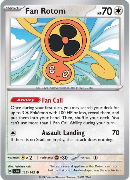 118/142 Fan Rotom
