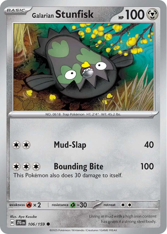 106/159 Galarian Stunfisk