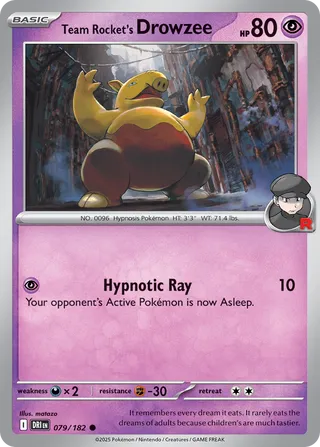 079/182 Team Rocket's Drowzee