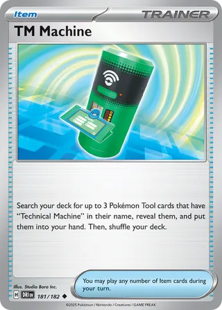 181/182 TM Machine