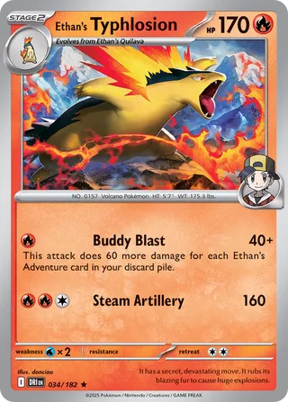 034/182 Ethan's Typhlosion