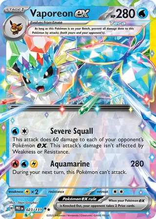 023/131 Vaporeon ex
