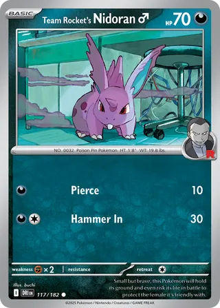 117/182 Team Rocket's Nidoran