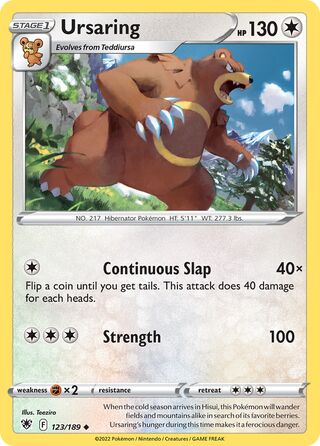 123/189 Ursaring