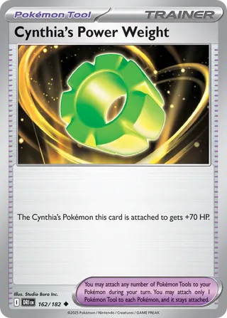 162/182 Cynthia's Power Weight