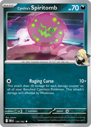 129/182 Cynthia's Spiritomb