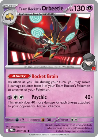 089/182 Team Rocket's Orbeetle