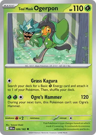 026/182 Teal Mask Ogerpon