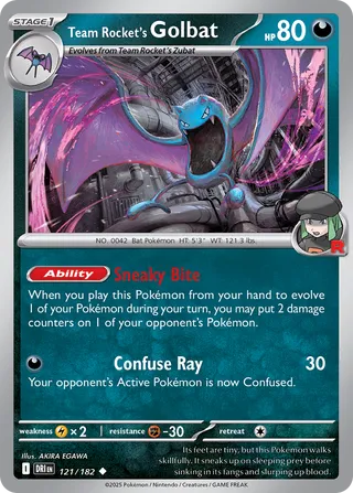 121/182 Team Rocket's Golbat