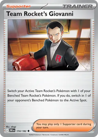 174/182 Team Rocket's Giovanni