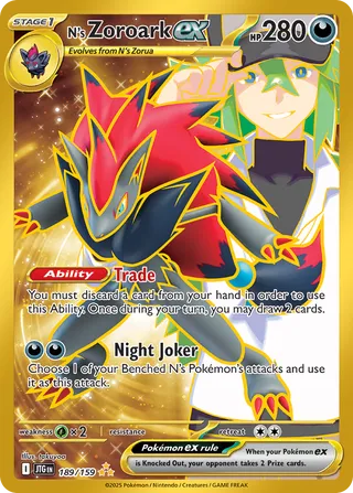 189/159 N's Zoroark ex