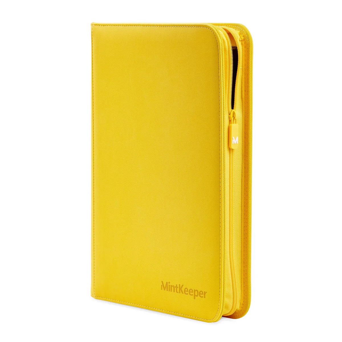 MintKeeper - 9 Pocket Premium Zip Trading Card Binder - Yellow