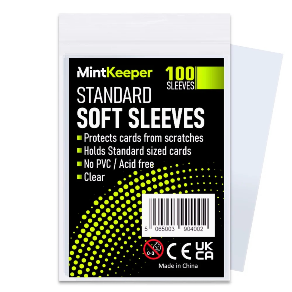 MintKeeper - Standard Soft Card Sleeves (100 Sleeves)