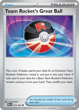 175/182 Team Rocket's Great Ball