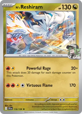 116/159 N's Reshiram
