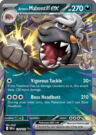 139/182 Arven's Mabosstiff ex