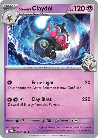 084/182 Steven's Claydol