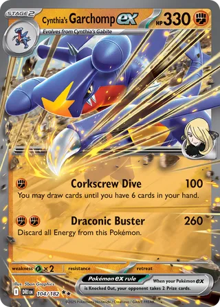 104/182 Cynthia's Garchomp ex