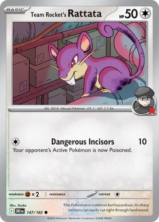 147/182 Team Rocket's Rattata