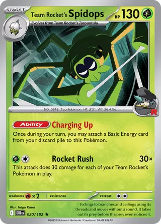 020/182 Team Rocket's Spidops