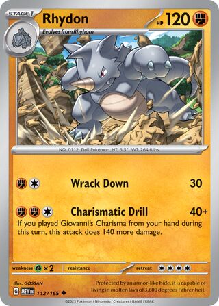 112/165 Rhydon