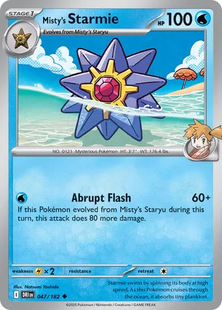 047/182 Misty's Starmie