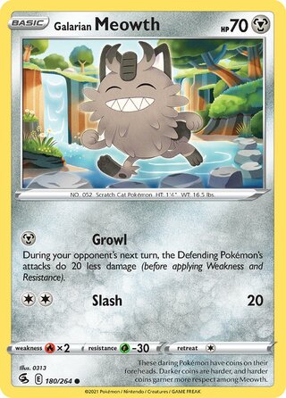 180/264 Galarian Meowth