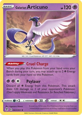 063/203 Galarian Articuno