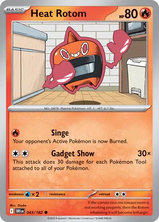 043/182 Heat Rotom