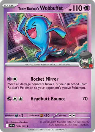 082/182 Team Rocket's Wobbuffet