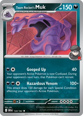 124/182 Team Rocket's Muk